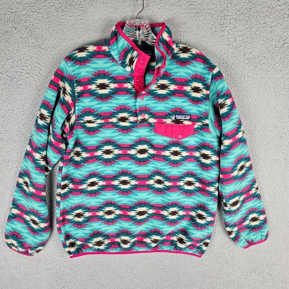 Patagonia Snap-T Southwestern Aztec Pattern Women's M Fleece Zip Jacket 25455 - Picture 1 of 10